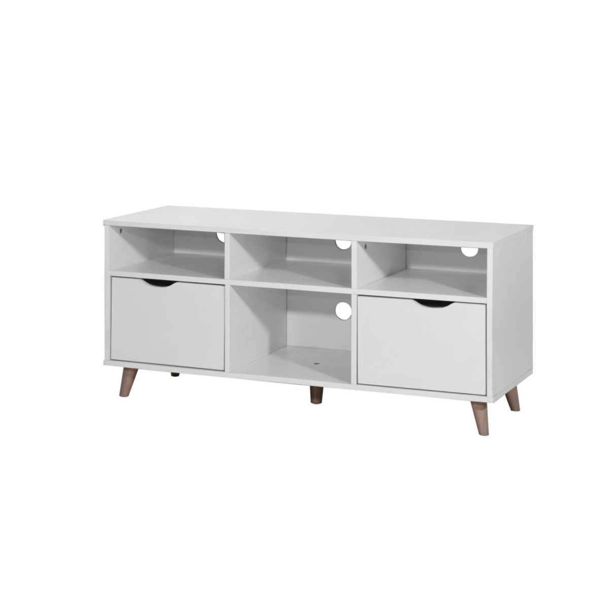 Dunort TV Cabinet With 2 Drawers White