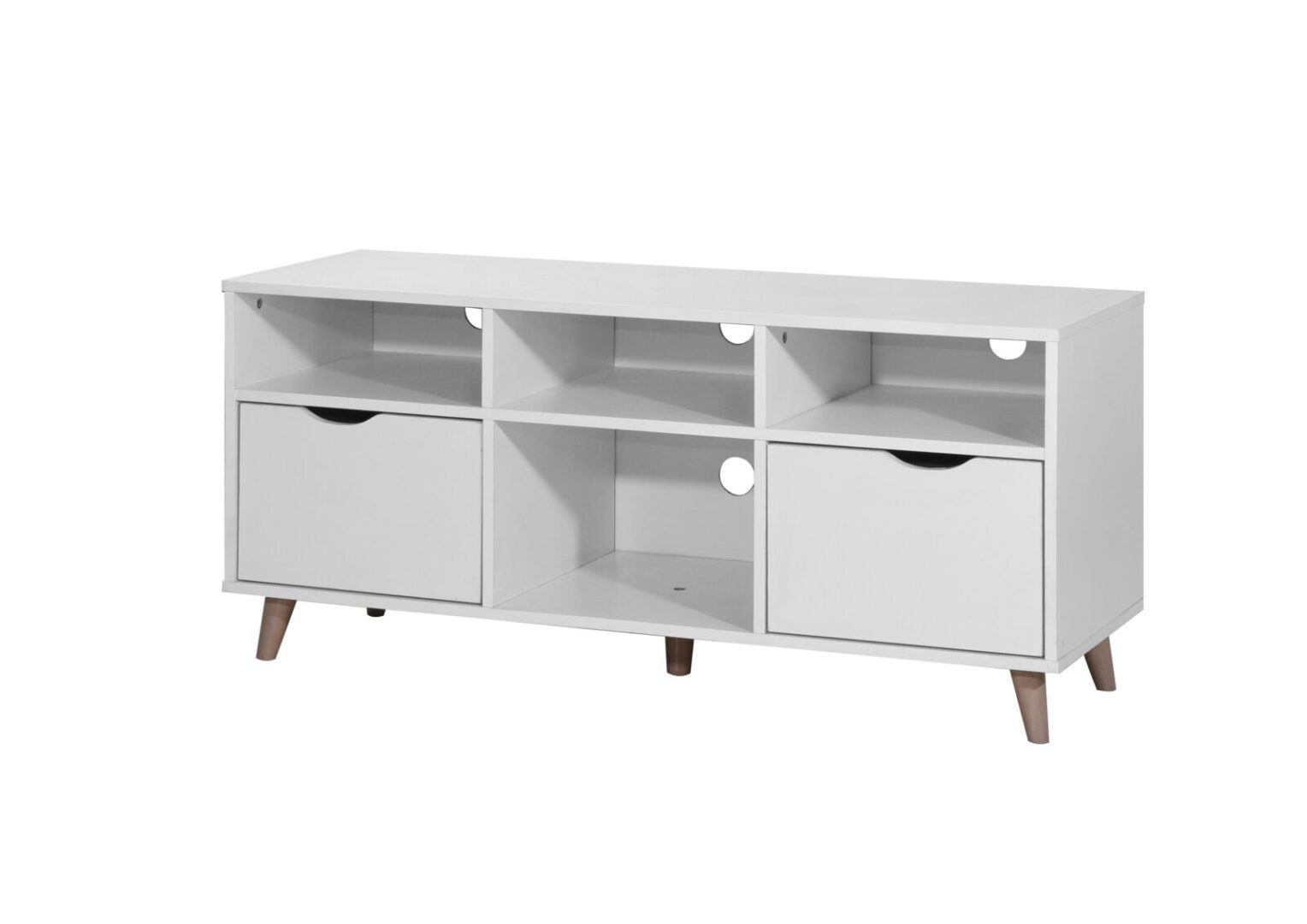 Dunort TV Cabinet With 2 Drawers White