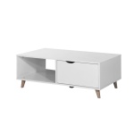 Dunort Coffee Table With 2 Drawers White