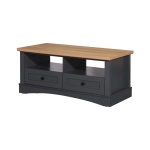 Zarten Coffee Table With 2 Drawers Grey