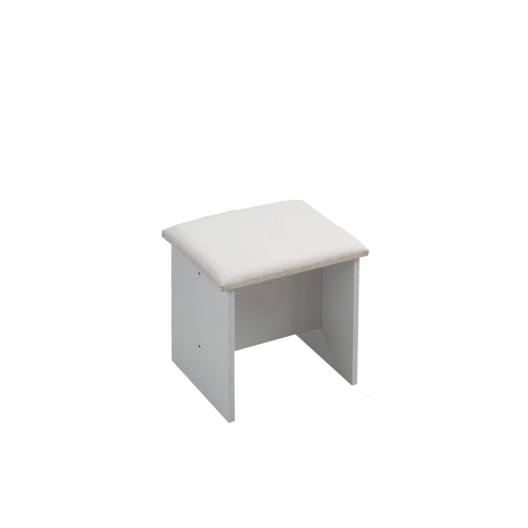 Cannory Cushioned Stool White