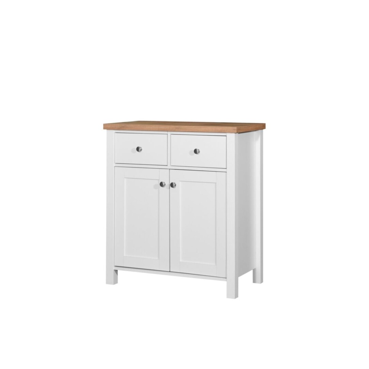 Cannory Compact Sideboard 2 Doors & 2 Drawers White