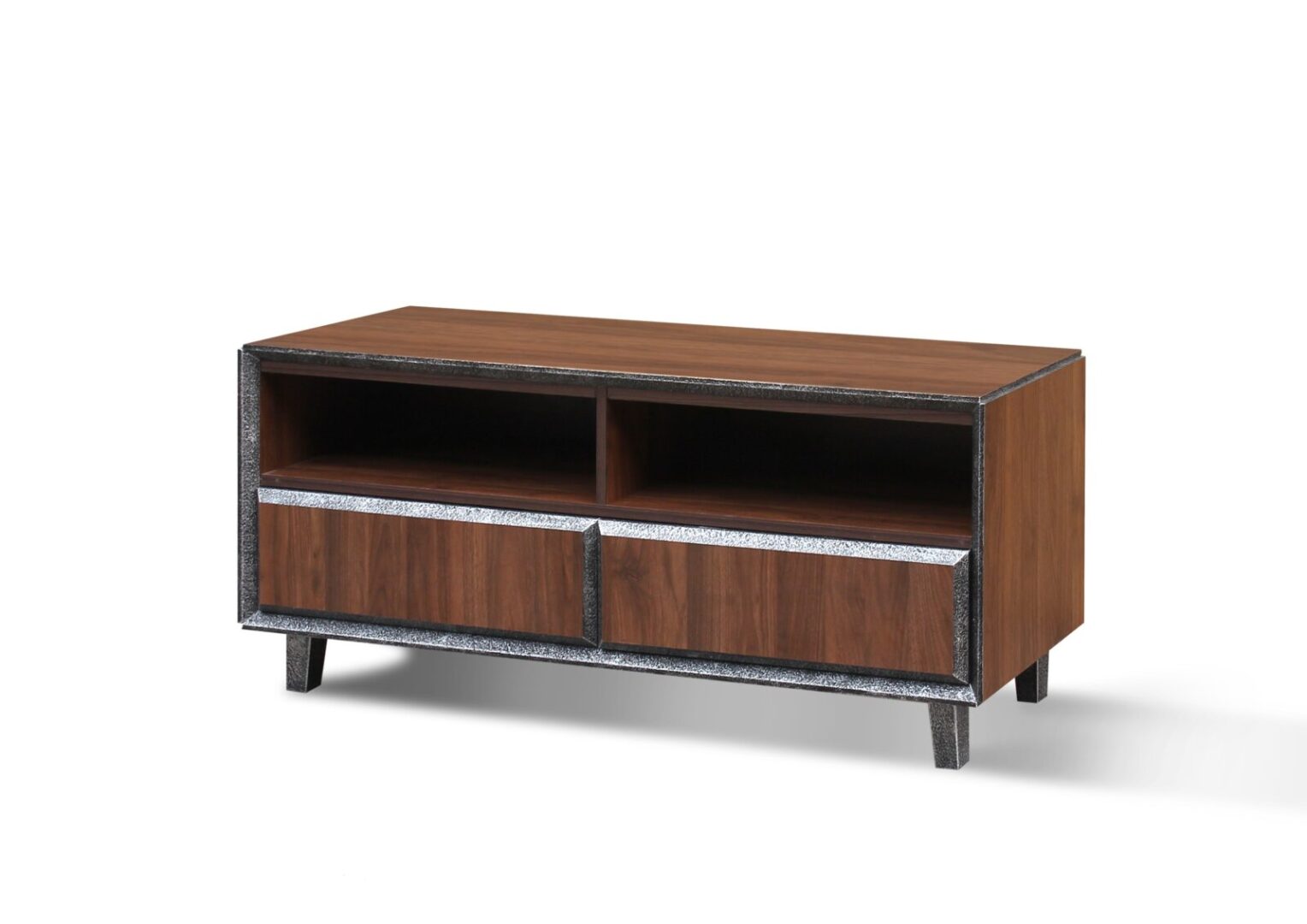 Drettoun  Brown Tv Cabinet With 2 Drawers