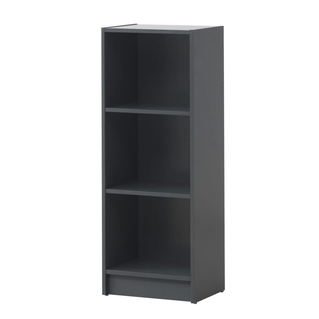 Enantial Medium Narrow Bookcase Dark Grey