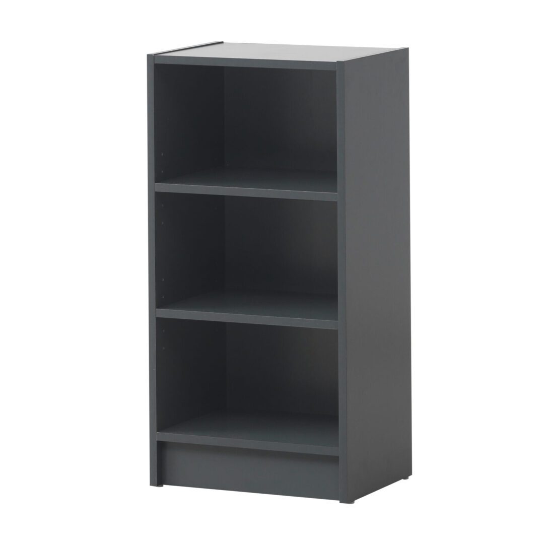 Enantial Small Narrow Bookcase Dark Grey