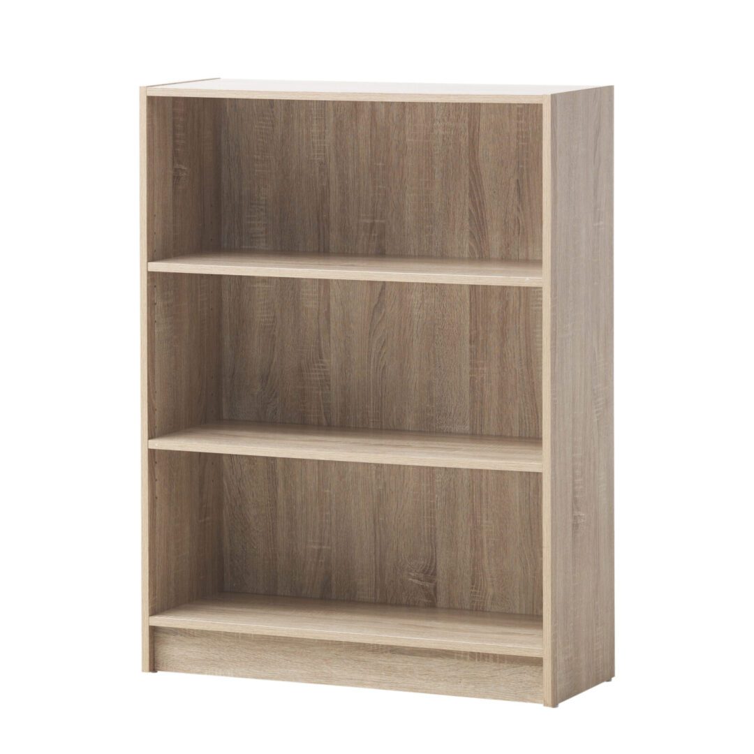 Enantial Low Wide Bookcase Oak