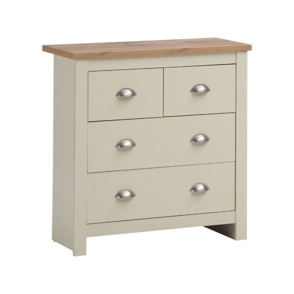 Cisnon Cream Chest Of 4 Drawers Cream