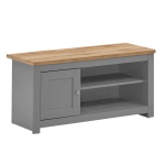 Cisnon Light Grey TV Unit 1 Door 1 Shelf Light Grey