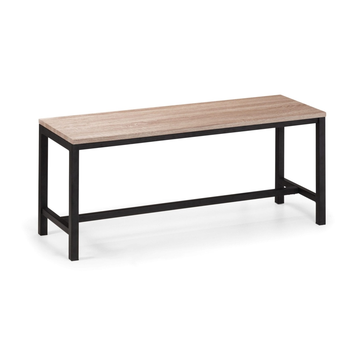 Pulman Bench Black/Sonoma oak