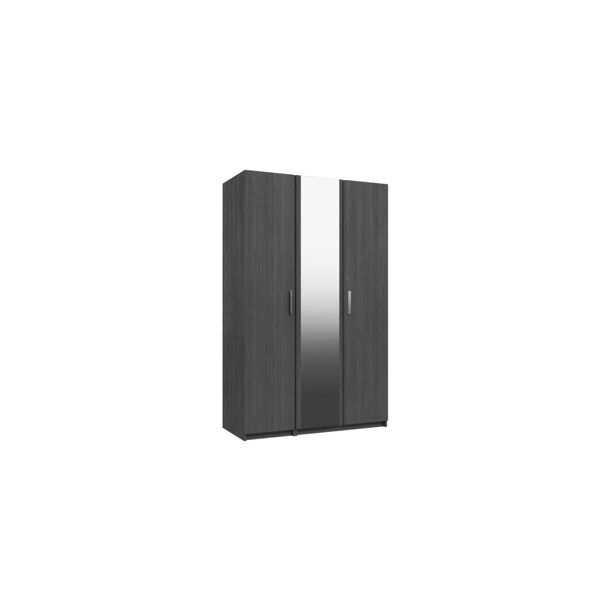 Wister Three Door Mirror Wardrobe - Graphite