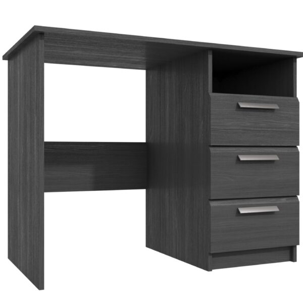 Wister Three Draw Dressing Table - Graphite
