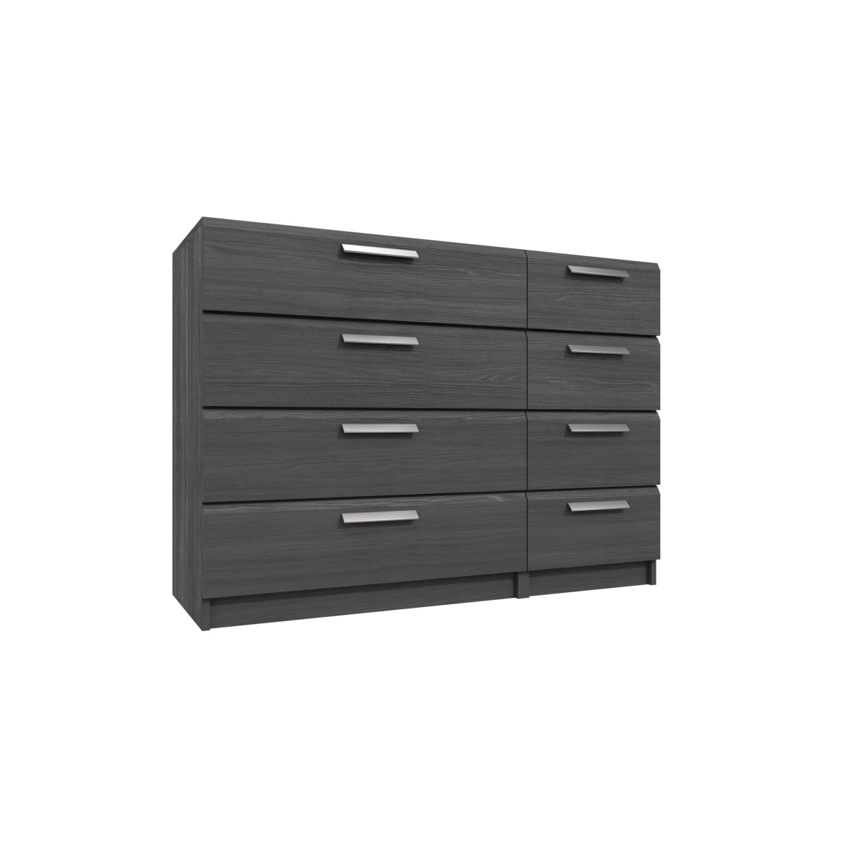 Wister Four Drawer Double Chest - Graphite