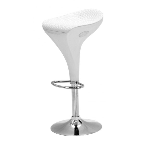 Selferd Bar Stool White Base & White PU Seat (2s)