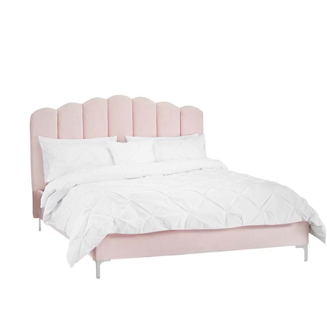Kinnow Kingsize Bed Pink