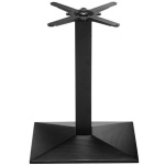 Aksam Cast Iron Rectangular Table Base Black