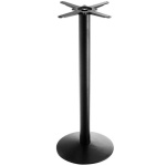 Arko Small Round Poseur Table Base Black Cast Iron