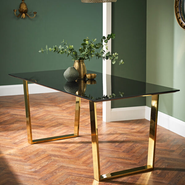 Antber Rectangular Glass Table