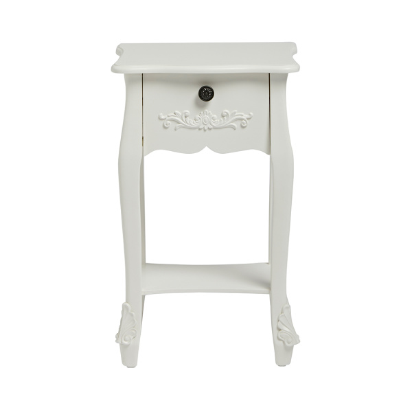 Anton 1 Drawer Night Stand White