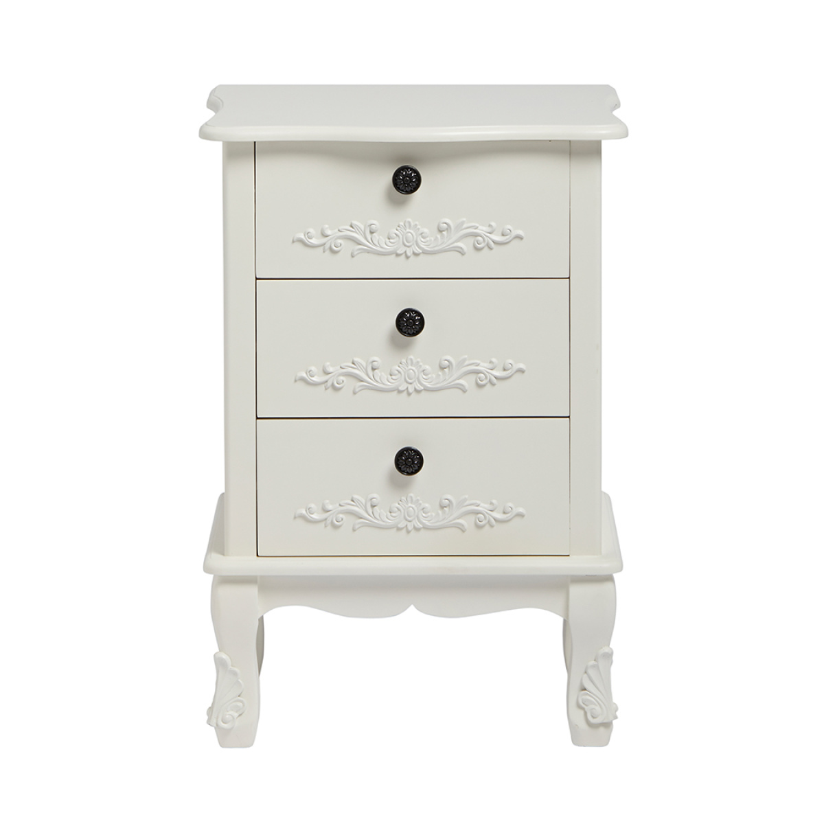 Anton 3 Drawer Chest White