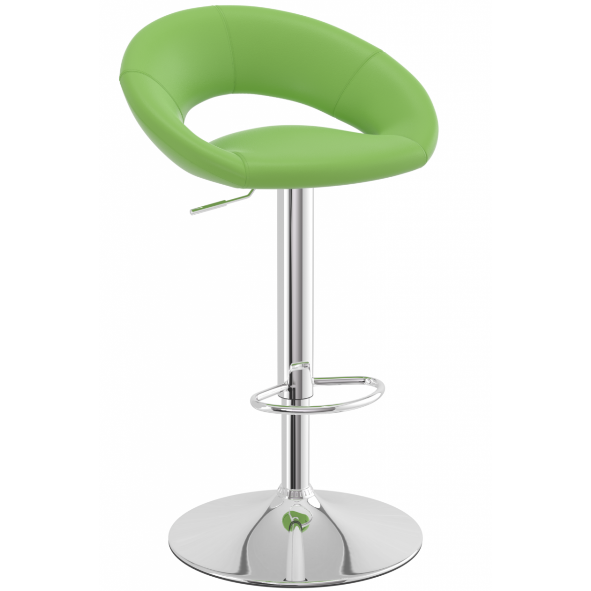 Serene Green Breakfast Bar Stool Height Adjustable