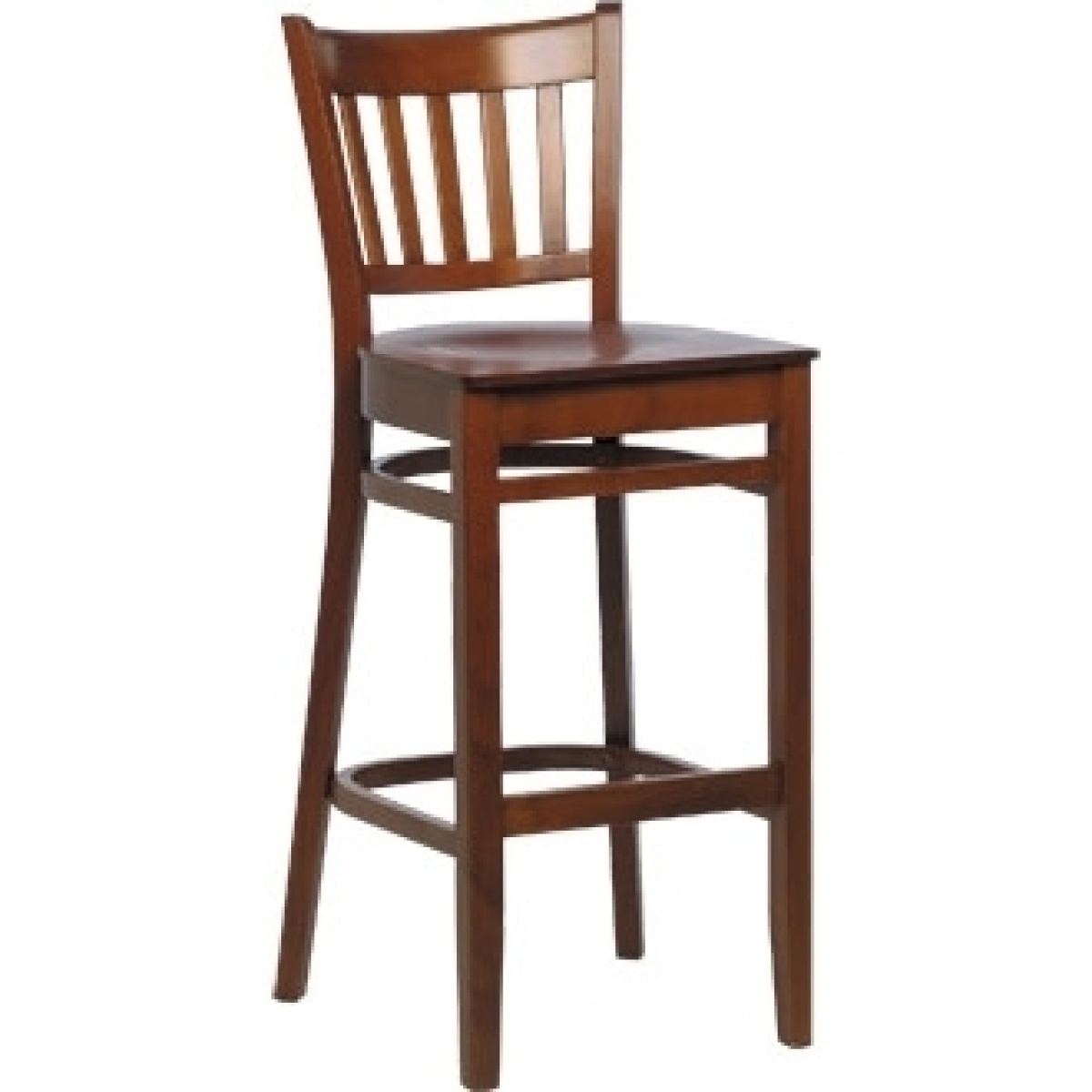 Gredile Dark Wood High Bar Stools