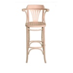 Baycombe Bentwood Beech Wood High Stools Armrests