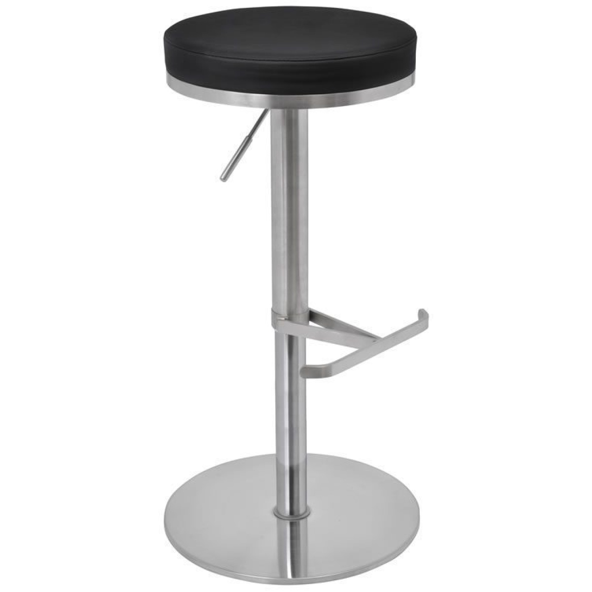 Barrir Satin Steel Breakfast Bar Stool Design - Taupe.