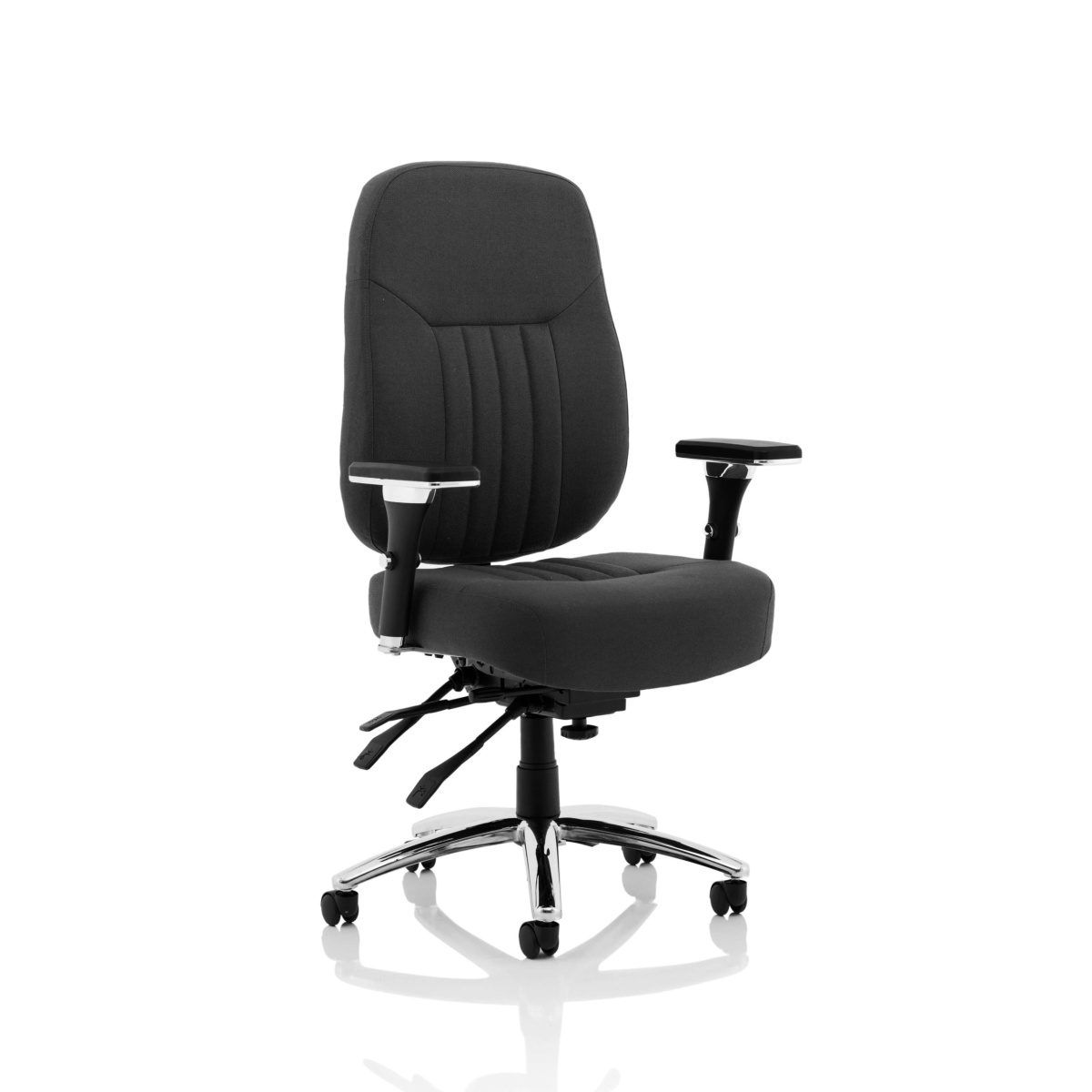 Barce Fabric Adjustable Office Chair - Black