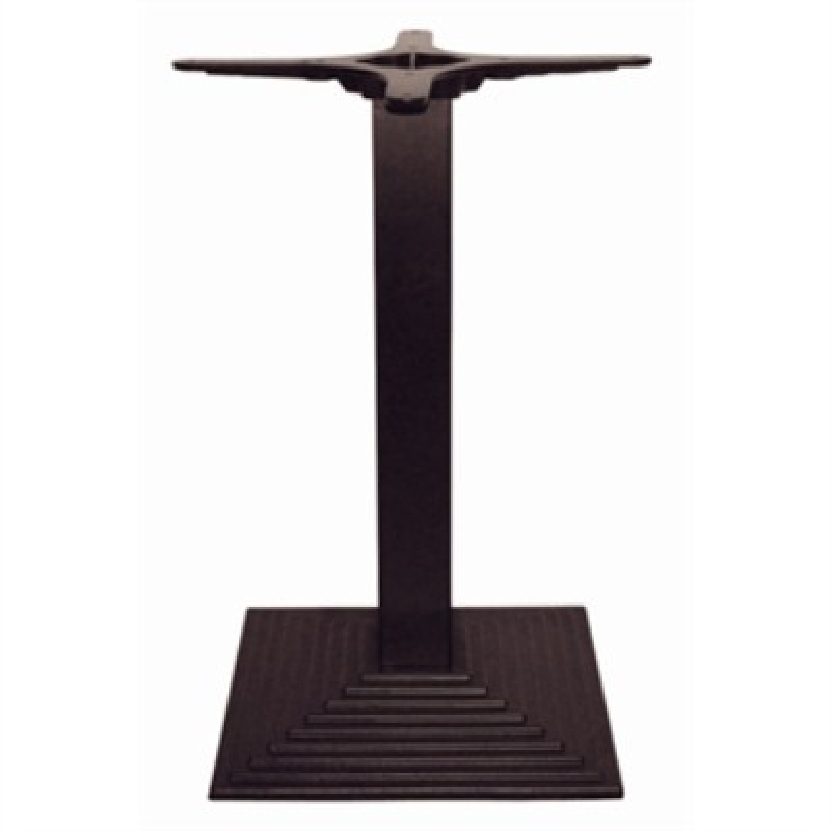 Tali Square Table Base - Black Cast Iron