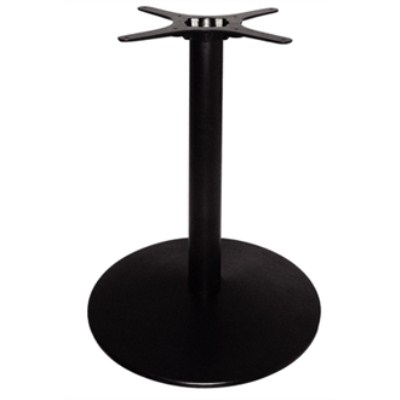 Jali Round Black Table Base - Cast Iron