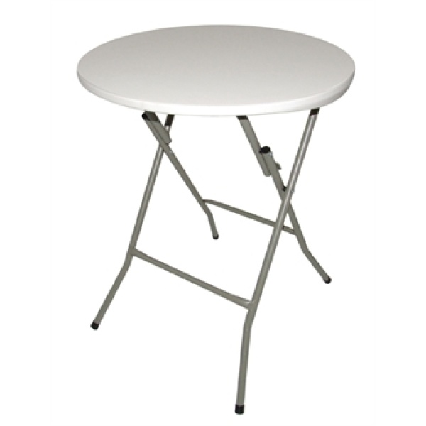 Halle Foldaway Round Table Steel Frame 600 Mm