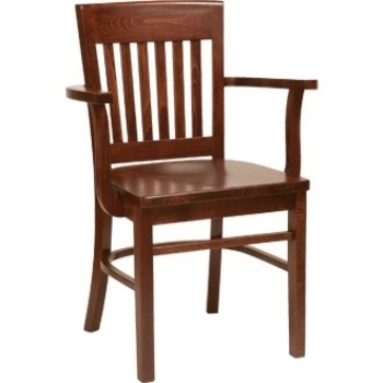 Yale Wood Walnut Chair Arms