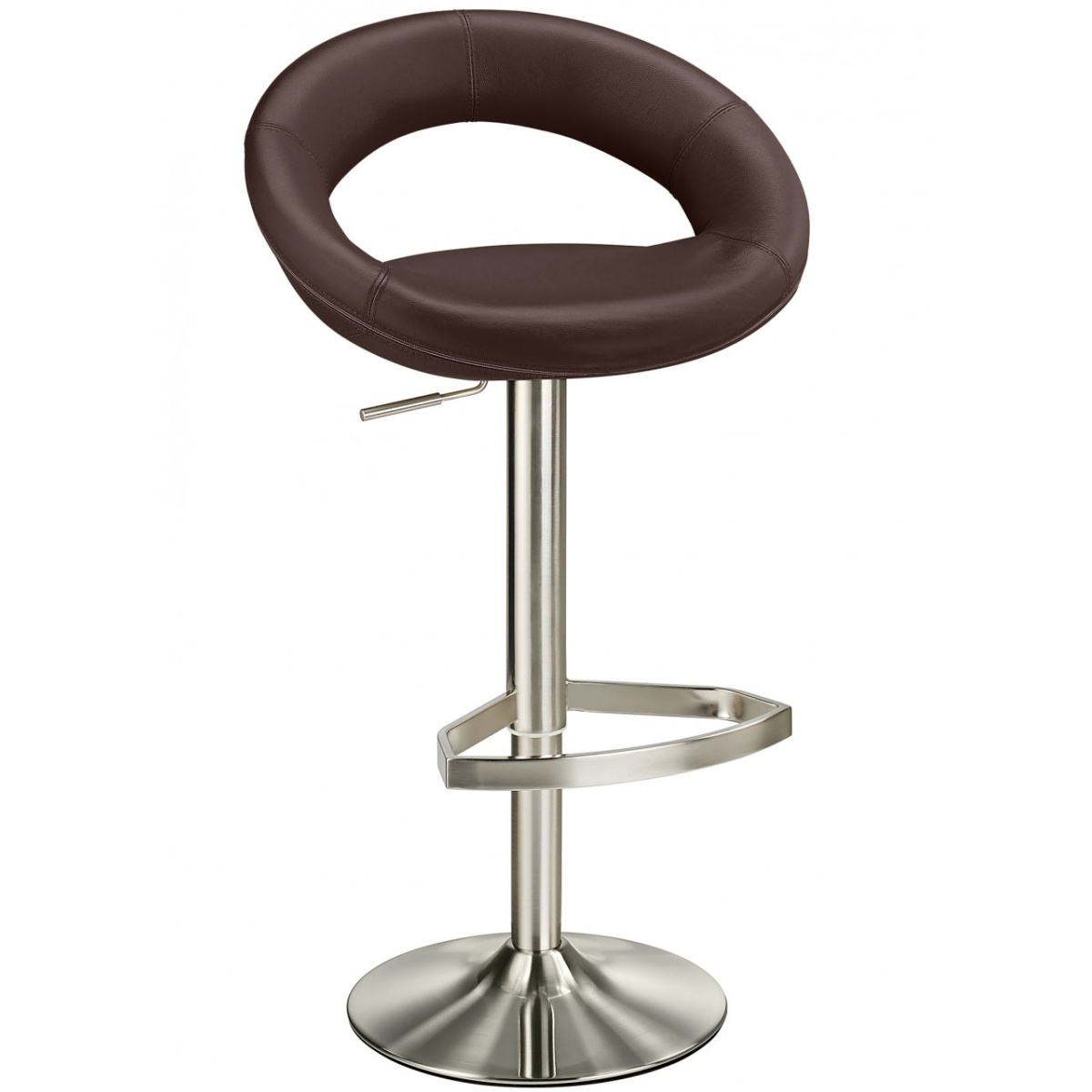 Lunar Adjustable Bar Stool - Brown