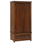 Bozz Antique Wardrobe - Dark Brown Medium