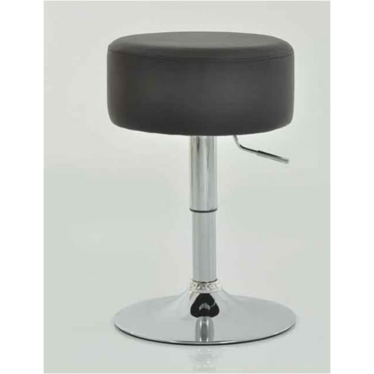 Low Bar Stool Grey Height Adjustable