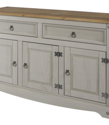 Coson Grey Pine Medium Sideboard Adjustable Shelf