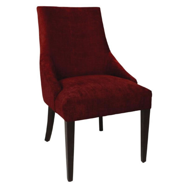 Mary Dark Red Chairs Pair Off