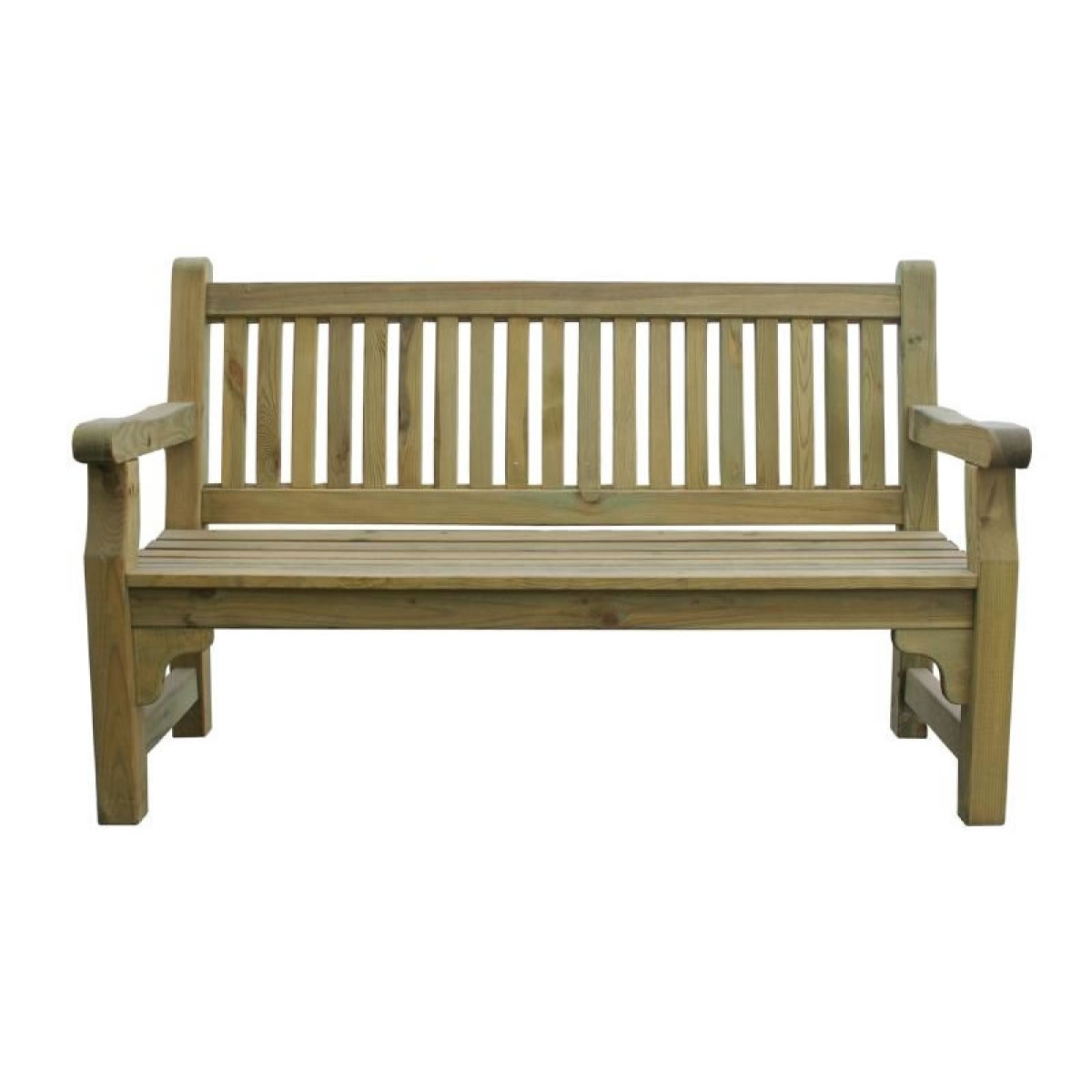 Raysoni Large 3 Seater Outdoor Softwood Garden Bench