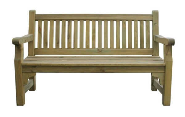 Raysoni Large 3 Seater Outdoor Softwood Garden Bench