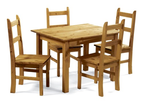 Mockton Pine Table 4 Chairs