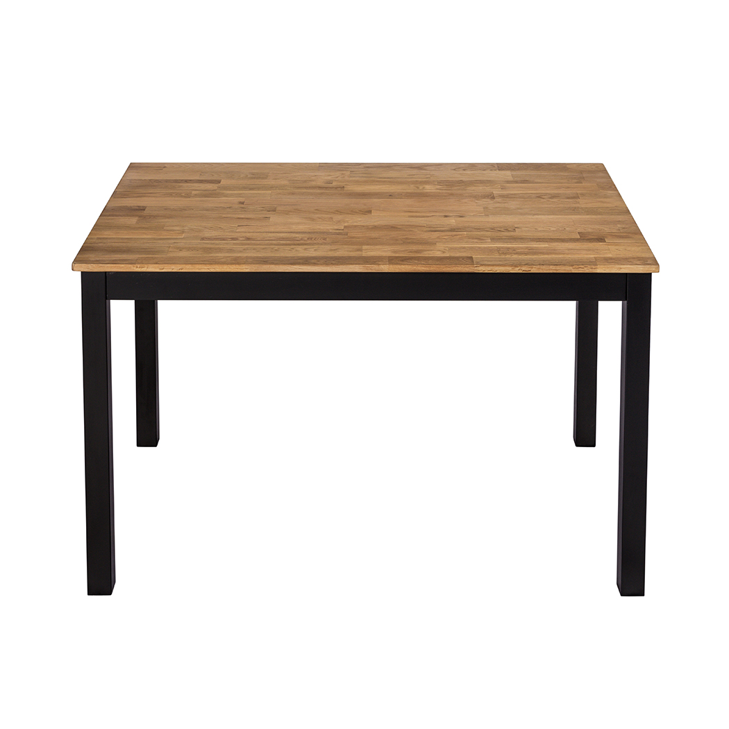 Copert Table Black Frame-Oiled Wood