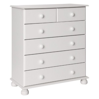 Tracy Dan Made White MDF Chest 2 4 Drawers