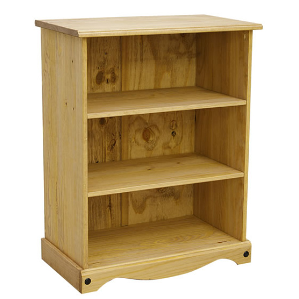 Corisano Bookcase Solid Waxed Light Pine