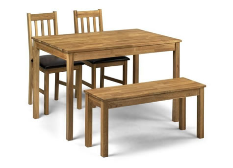 Cox Set Solid Oak Chairs Or Bench Chairs