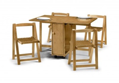 Hailey Extension Table 4 Chairs - Light Oak - Chairs