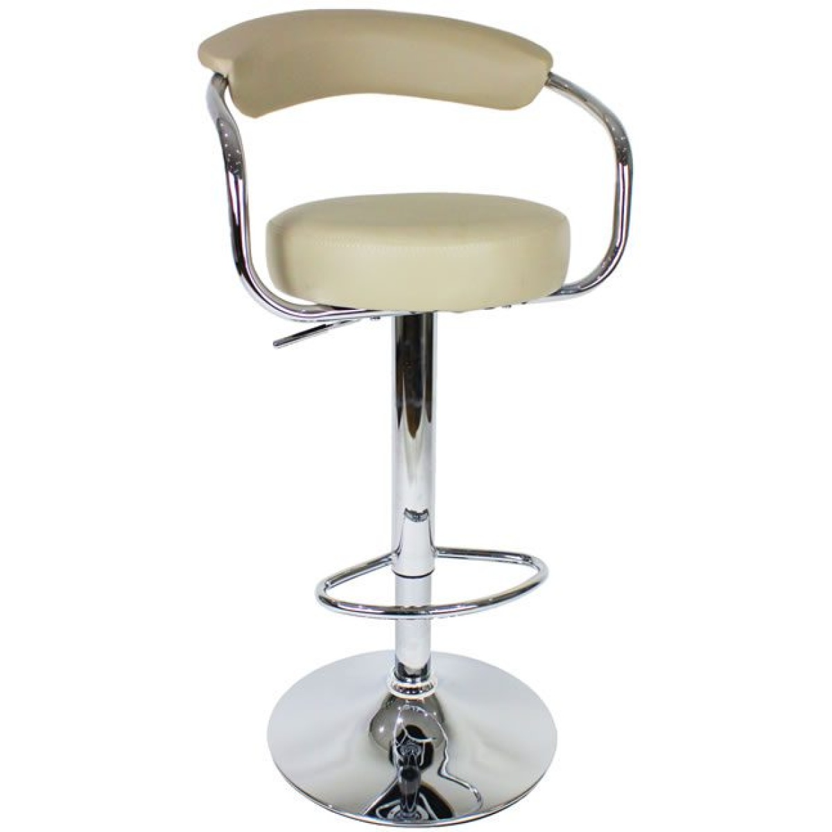 Lazio Adjustable Bar Stool Cream