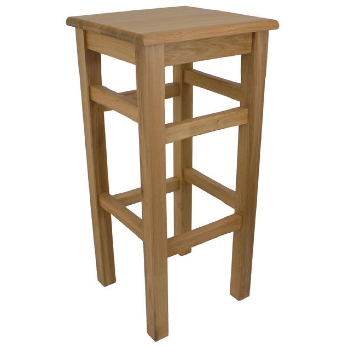 Crafty Oak Solid Wood Bar Stool - Solid