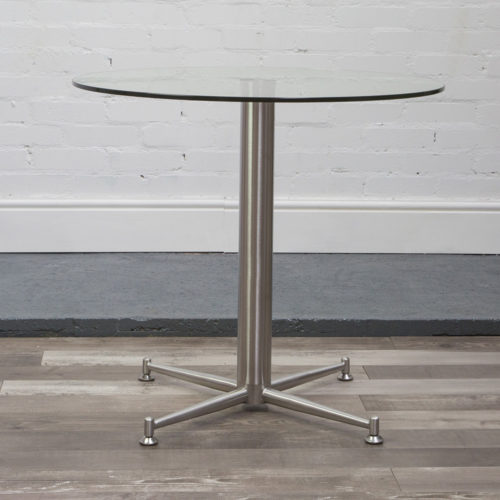 Coristy Tall Glass Poseur Table Frame