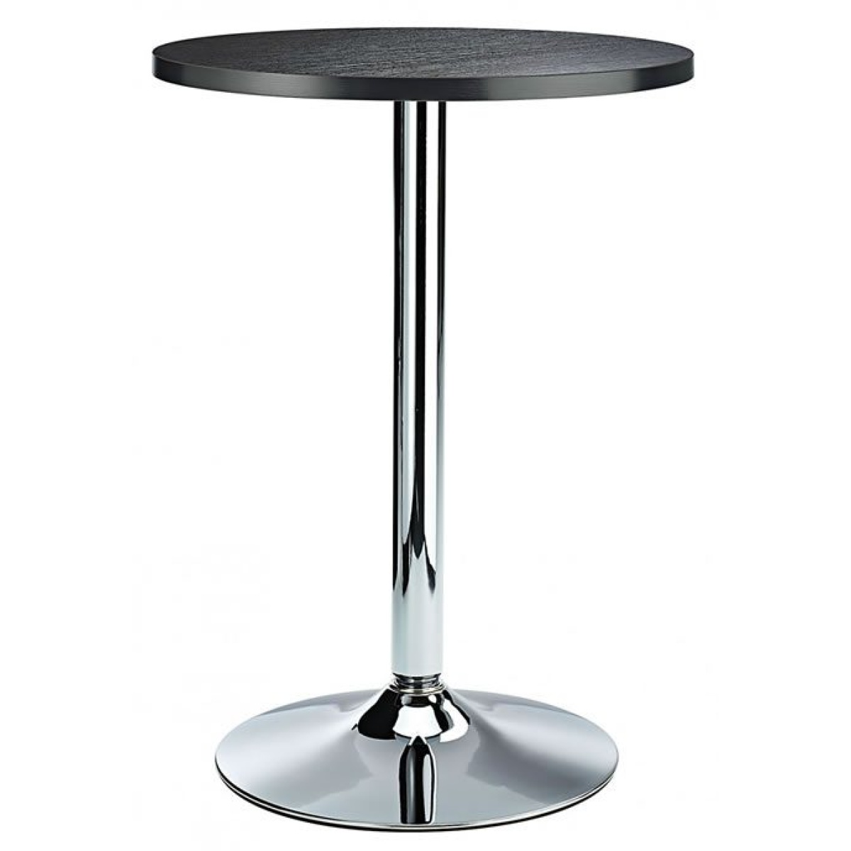 Oslo High Poseur Bar Table In Round Black