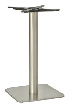 Dacon Square Table Base - Stainless Steel